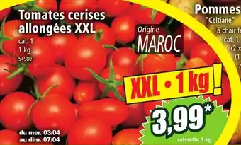 Norma Tomates cerises allongées XXL offre