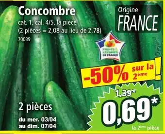 Norma Concombre offre