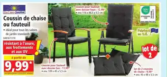 Norma Coussin de chaise ou fauteuil offre