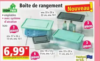 Norma Boîte de rangement offre