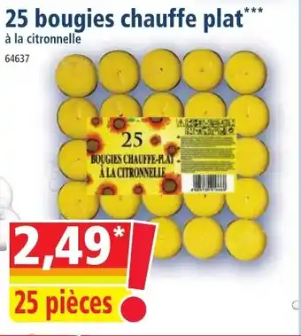 Norma 25 bougies chauffe plat*** offre