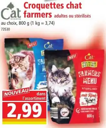 Norma Croquettes chat farmers offre