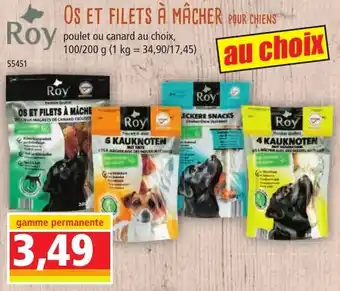 Norma OS ET FILETS À MACHER POUR CHIENS offre