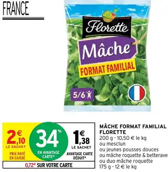 Intermarché Hyper MÂCHE FORMAT FAMILIAL FLORETTE offre