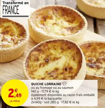 Intermarché Hyper QUICHE LORRAINE offre