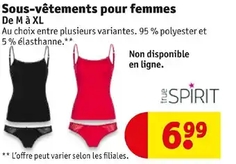 Sous-vêtements pour femmes