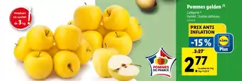 Lidl Pommes golden (1) offre