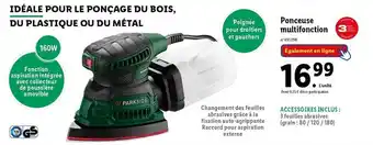 Lidl Parkside - ponceuse multifunction offre