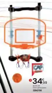 JouéClub Cap - panier de basket électronique offre