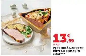 Super U Jeca - terrine à l'agneau rôti au romarin offre