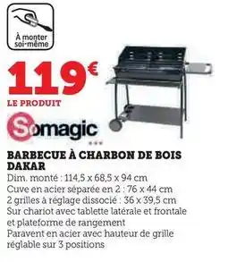 Hyper U Somagic - barbecue à charbon de bois dakar offre