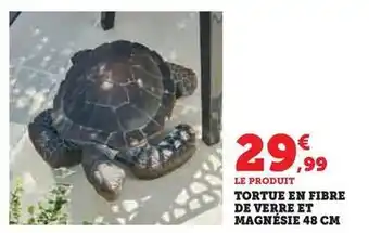 Hyper U Tortue en fibre de verre et magnesie 48 cm offre