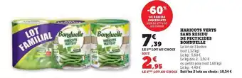 U Express Bonduelle - haricots verts sans residu de pecticides offre