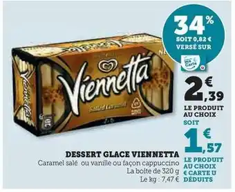 U Express Viennetta - dessert glace offre