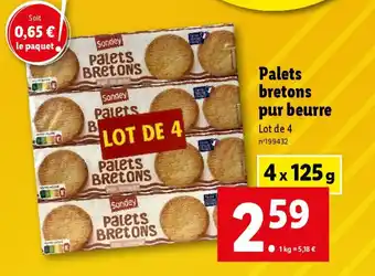 Lidl Palets bretons pur beurre offre