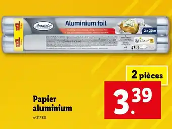 Lidl Papier aluminium offre