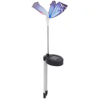 Action Action Piquet de jardin papillon avec éclairage solaire offre