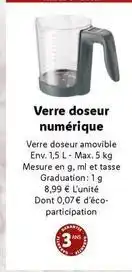 Lidl Verre doseur numérique offre