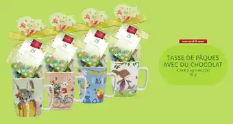 Lidl Favorina - tasse de pâques avec du chocolat offre