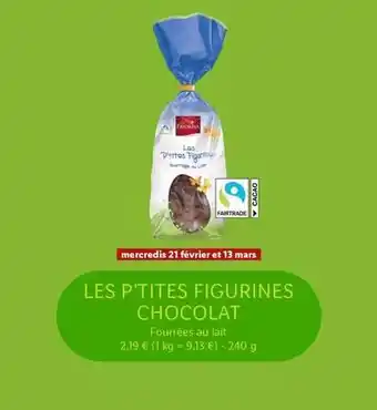 Lidl Favorina - les p'tites figurines chocolat offre