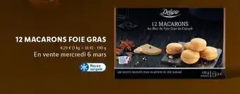 Deluxe - 12 macarons foie gras
