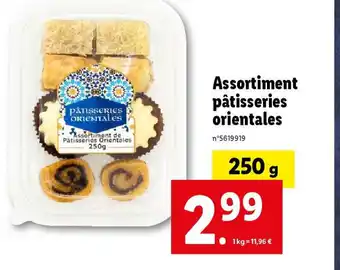 Lidl Assortiment pâtisseries orientales offre