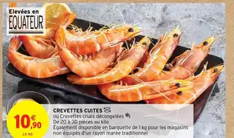 Intermarché CREVETTES CUITES offre