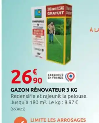 Rural Master GAZON RÉNOVATEUR 3 KG offre