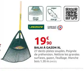 BALAI Ă GAZON FIL PLAT