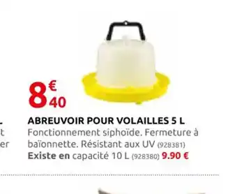 ABREUVOIR POUR VOLAILLES 5 L