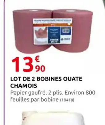 Rural Master LOT DE 2 BOBINES OUATE CHAMOIS offre