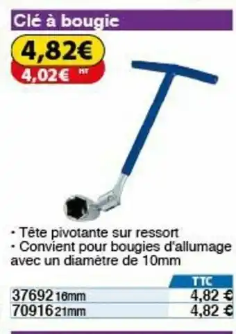 Clé à bougie