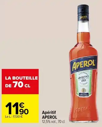 Carrefour Apéritif APEROL offre