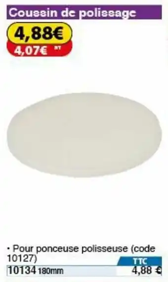 Coussin de polissage