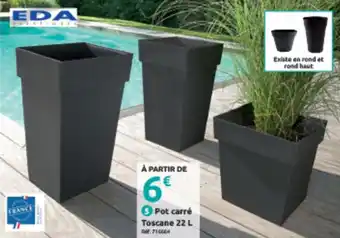 Mr Bricolage Pot carré Toscane 22 L offre