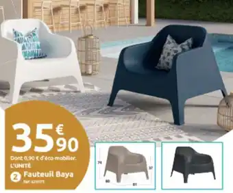 Mr Bricolage Fauteuil Baya offre