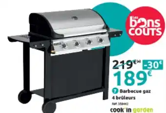 Mr Bricolage Barbecue gaz 4 brûleurs offre