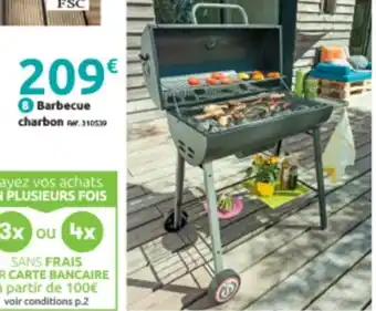 Mr Bricolage Barbecue charbon 310539 offre