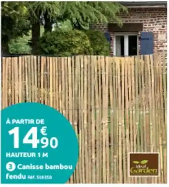 Mr Bricolage Canisse bambou fendu 509350 offre