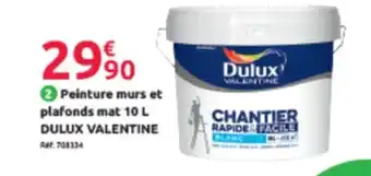 Mr Bricolage Peinture murs et plafonds mat 10 L DULUX VALENTINE A 708134 offre