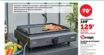 U Express PLANCHA ÉLECTRIQUE OLIANA offre