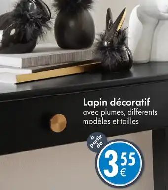 TEDi Lapin décoratif offre