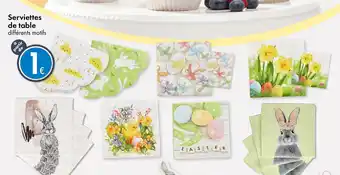 TEDi Serviettes de table offre