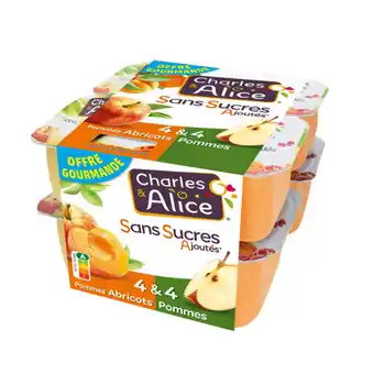 Carrefour CHARLES & ALICE Dessert fruitier sans sucres ajoutés offre gourmande offre