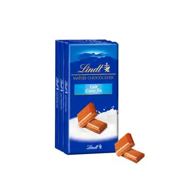 Carrefour LINDT Tablettes de chocolat Maître Chocolatier offre