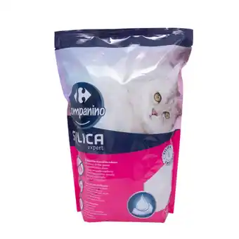 Carrefour CARREFOUR COMPANINO Litière de Silice pour chats offre