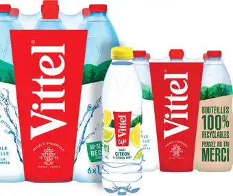 Carrefour Market VITTEL SUR TOUS LES PACKS D'EAU NATURE ET BOUTEILLES AROMATISÉES offre