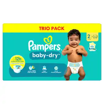 Carrefour PAMPERS Couches Trio Pack offre