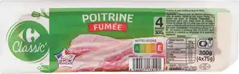 Carrefour Market CARREFOUR CLASSIC' Poitrine de porc en tranches offre