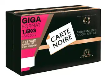 Carrefour Market CARTE NOIRE Café moulu Giga format offre